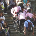 秋晴れ！９月の移動支援は　「第３回　紀州夢祭り」和歌山城に行ってきました！　